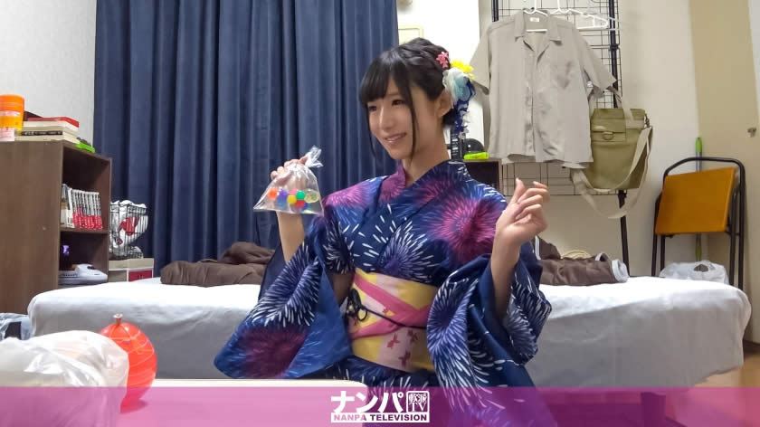 200GANA-1797 【花火大会・浴衣ナンパ！】百戦錬磨のナンパ師のヤリ部屋で、連れ込みSEX隠し撮り 072 あい 20歳 女子大生 ※ガールズバー店員