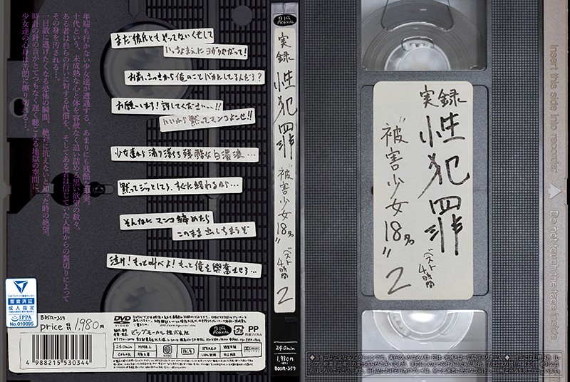 BDSR-359 実録性犯罪 ～被害少女18名～ ベスト4時間 2