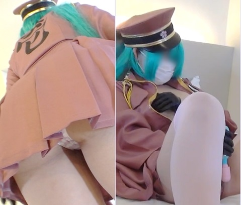 FC2 PPV 1134203 元？コスプレカフェレイヤー(20)さんにミクコスしてもらいました♪Ｄカップ千本桜ミクオナ編【個人撮影】