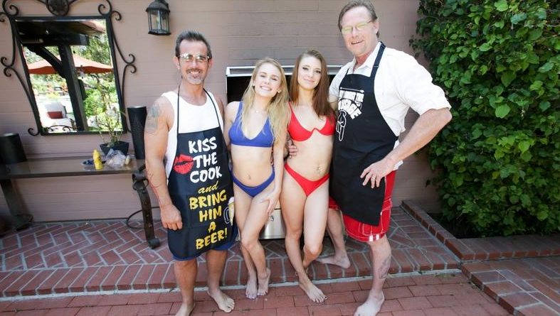 Daughter Swap – Jaycee Starr & Nathalie Knight Summer Swap And Smash