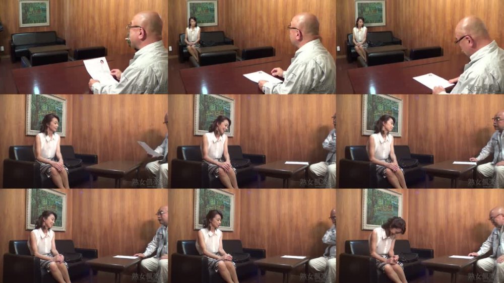 jukujo-club-8174 木村梢 無修正動画「面接に来た50代の熟女