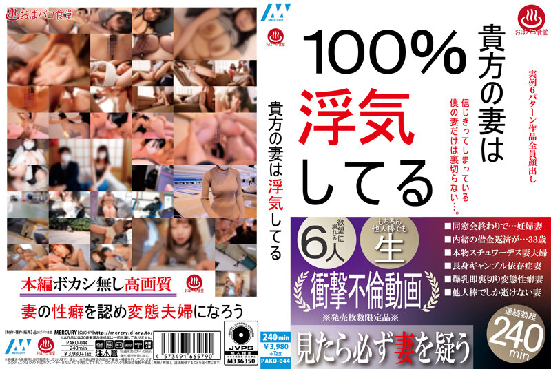 6000Kbps FHD [PAKO-044] 貴方の妻は浮気してる