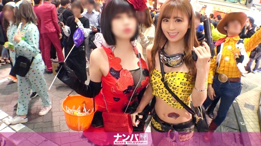 200GANA-2198 渋谷ハロウィンは今年も大盛り上がり！ノリ良し顔良しカラダ良しのエロポリス(？)をホテル連れ込み撮影会！ちょっと強引でも今夜だけは許される！気づけは自らチ○ポを貪り出す姿に興奮必至！！