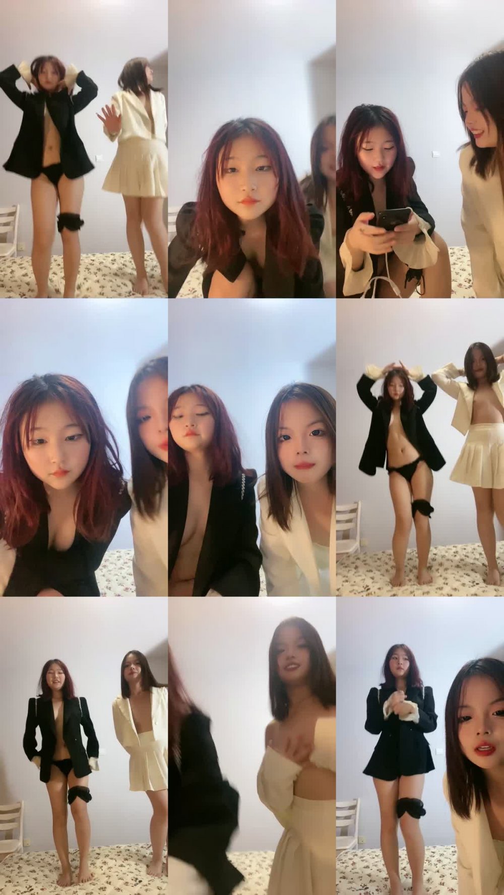 ZB20230110_018 卡哇伊新人小莉！和閨蜜一起雙飛！扣嫩穴假屌抽插，埋頭吃屌盡情玩弄，兩個妹子輪流操