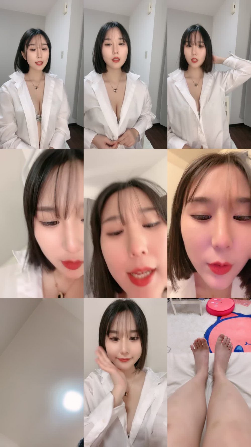 ZB20230117_013 氣質甜美！超高顏值短髮美女！大姨媽剛走秀一波！性感襯衣掏出柔軟奶子，多毛騷穴掰開特寫