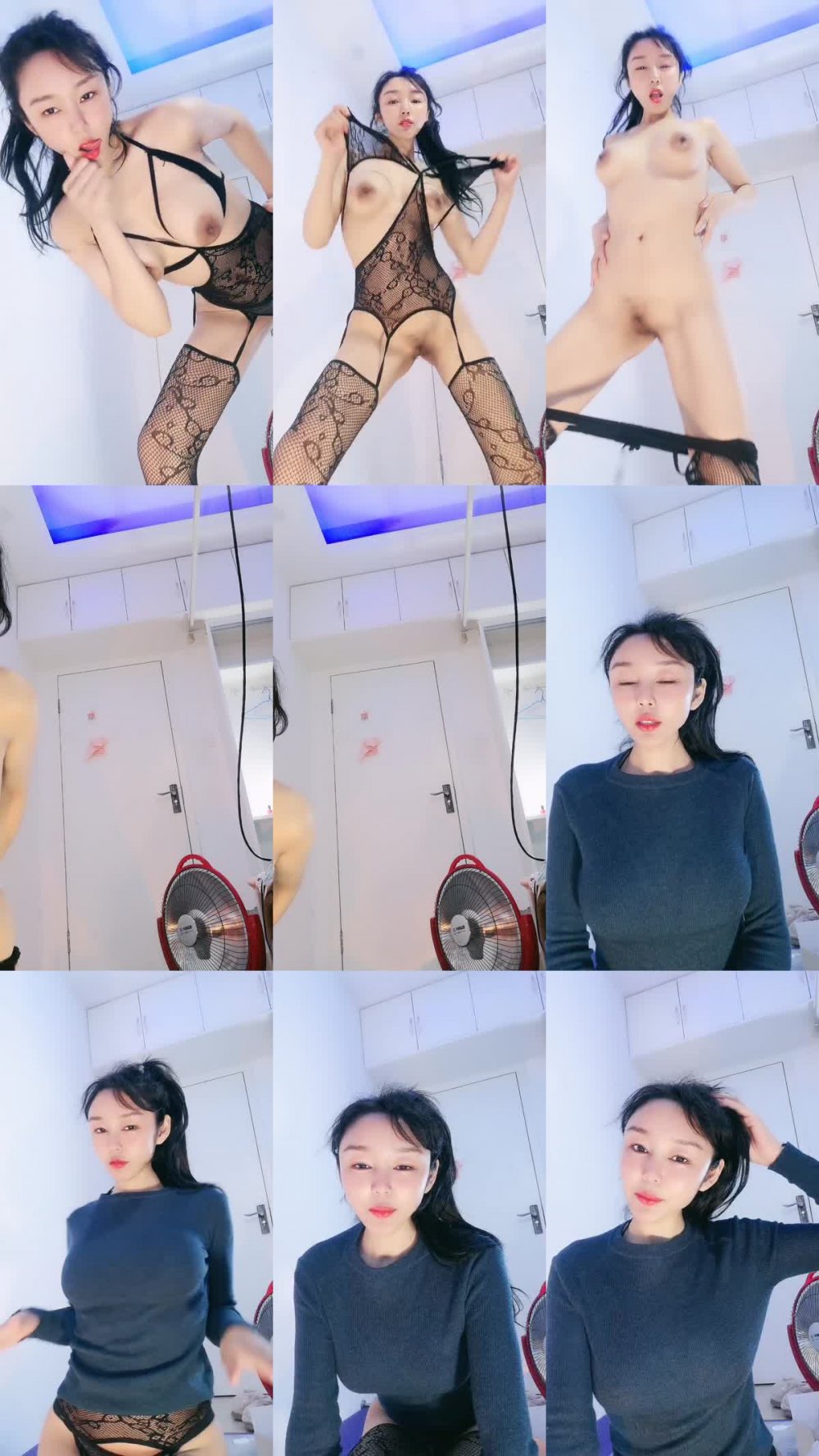 ZB20230123_006 黑絲情趣露臉風騷大姐姐鏡頭前的誘惑，嫵媚風騷完美展示，揉捏騷奶子自慰逼逼，舔弄手指上的淫水，精彩刺激