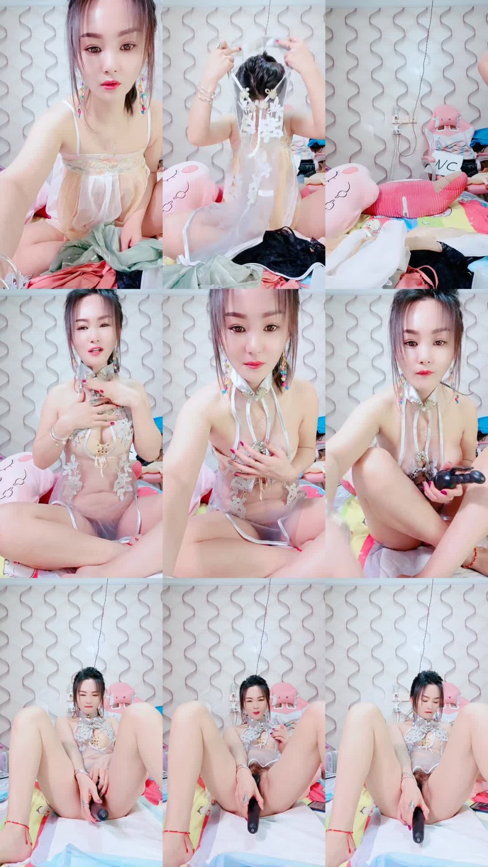 ZB20230124_017 真正的顏值範御姐，透明情趣內衣，跳蛋插穴，黑牛外陰加持欲仙欲死的享受