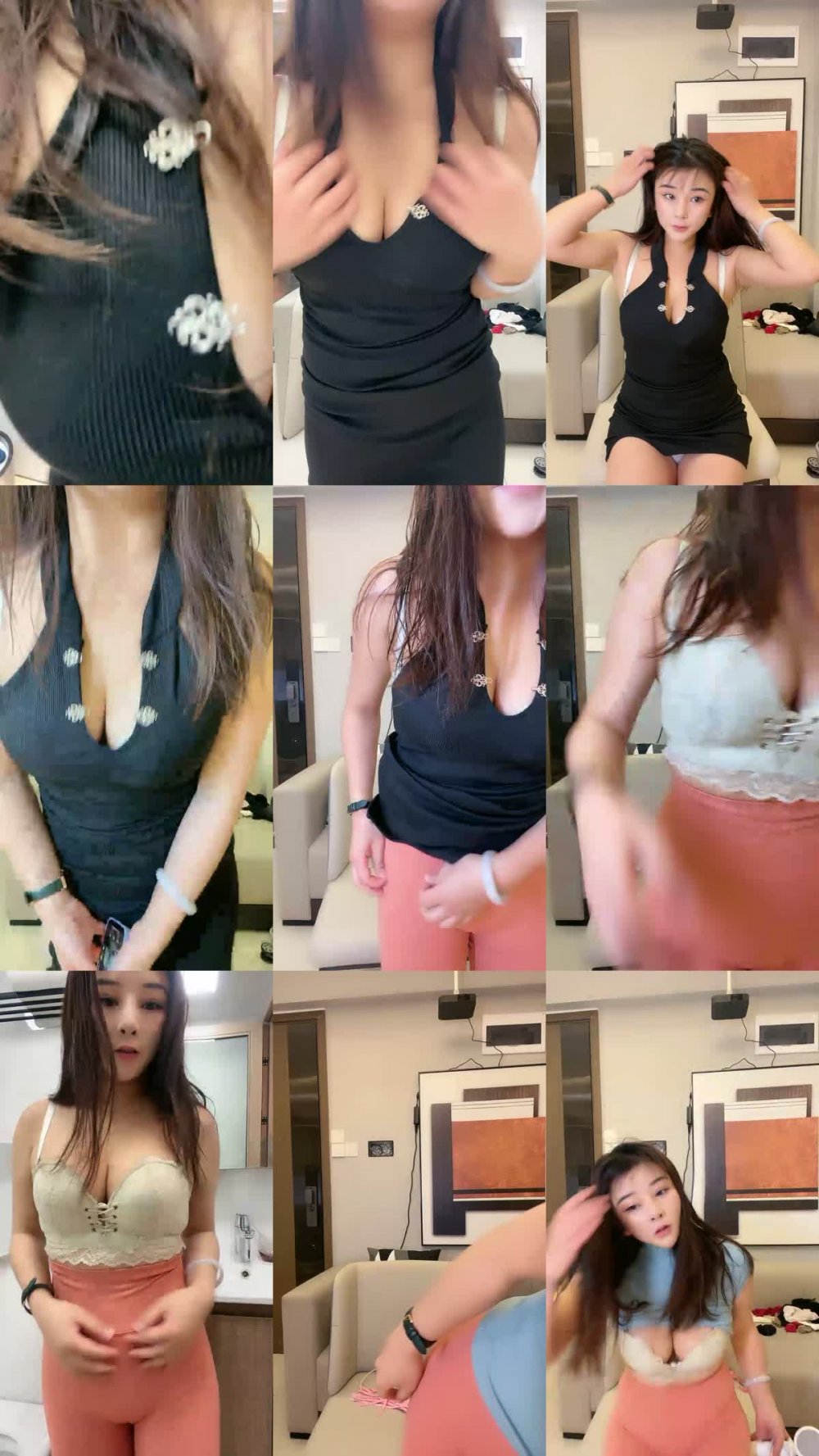 ZB20230124_003 緊身褲風騷御姐！一線天肥穴！脫下內褲開檔黑絲，假屌爆菊雙洞齊開，騎臉插嘴各種姿勢爆操