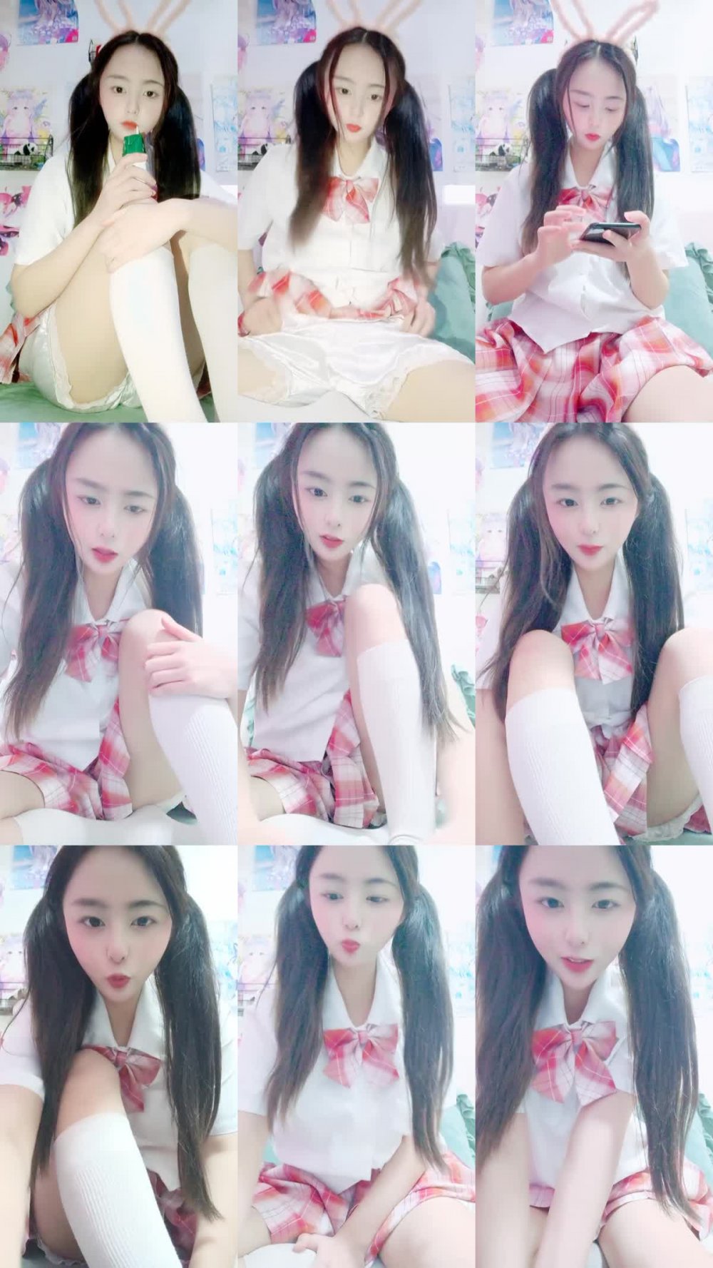 ZB20230125_013 新來的兔女郎小妹粘人小鬼精彩小秀，在狼友的調教下漏出騷奶子展示逼逼，撅著屁股掰開騷穴給狼友看淫水不少