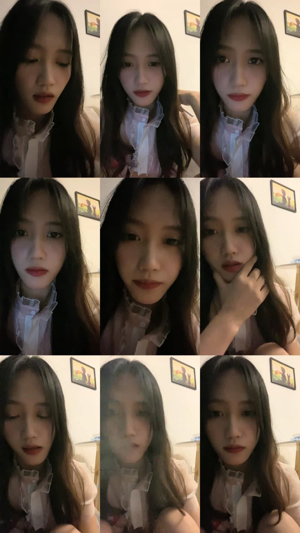 ZB20230204_012 新人女僕裝漂亮妹子，露臉手持鏡頭拍攝，特寫蝴蝶逼手指揉痘痘自慰