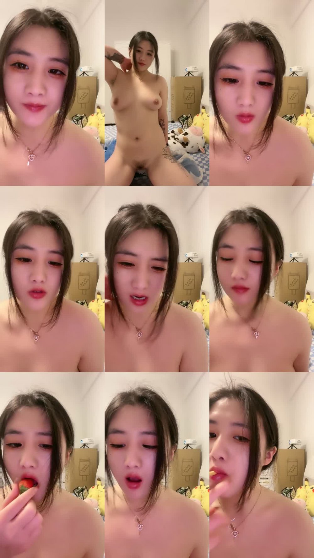 ZB20230205_002 長相端莊的妹子，道具自慰躺下，岔開大腿，道具插穴來回摩擦，吸在地上狠狠插穴