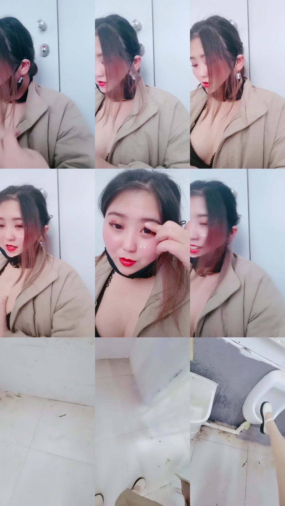 ZB20230206_004 露臉騷貨人妻男士公測內勾搭大哥激情啪啪，開檔絲襪自慰呻吟給大哥口交大雞巴，無套抽插直接內射真雞巴騷啊