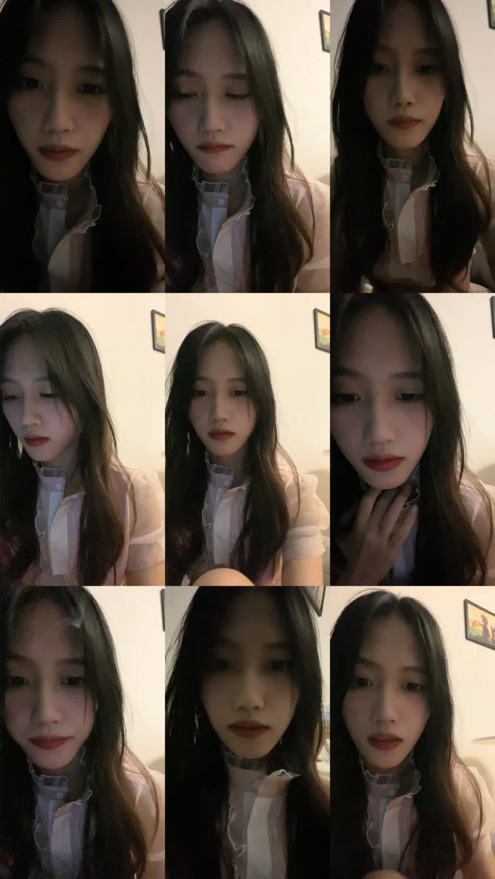 ZB20230217_004 端莊新人女僕裝露臉自慰多角度展現極品鮑魚 剛掛的毛毛的白虎穴