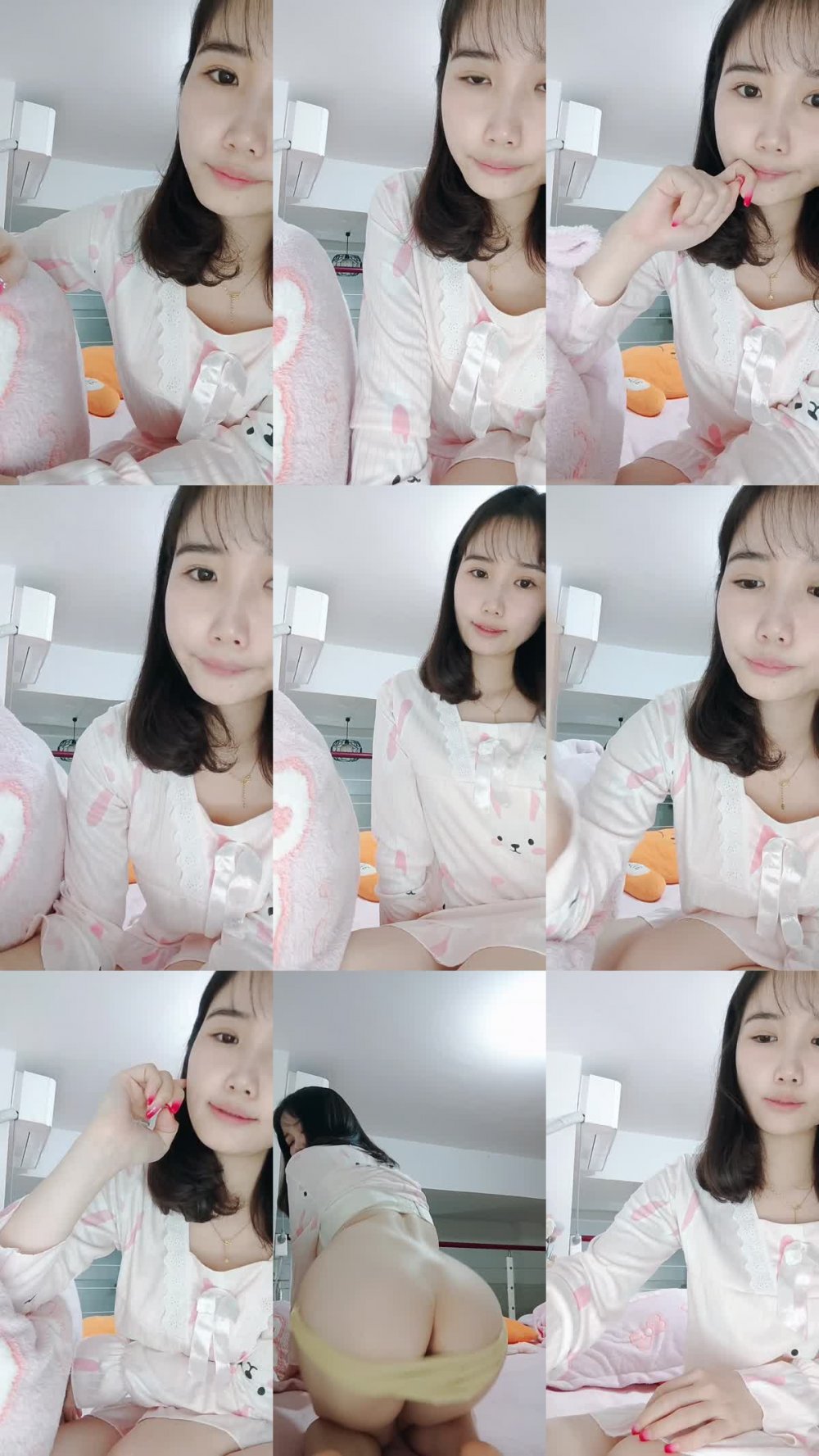 ZB20230223_014 氣質美女素顏誘惑！白皙皮膚性感美臀！半脫下內褲搖擺，掰開粉嫩緊緻小穴，手指扣入嬌喘