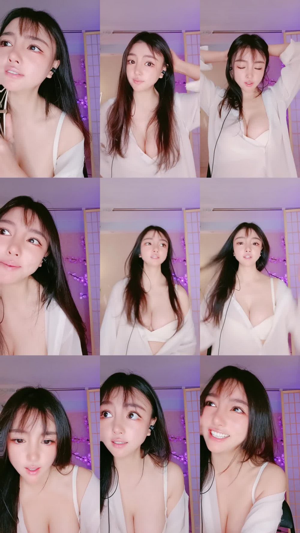 ZB20230315_003 長相端莊的妹子，透明襯衣，胸部挺拔手搓胸部呻吟聲秒射，薄紗豔舞