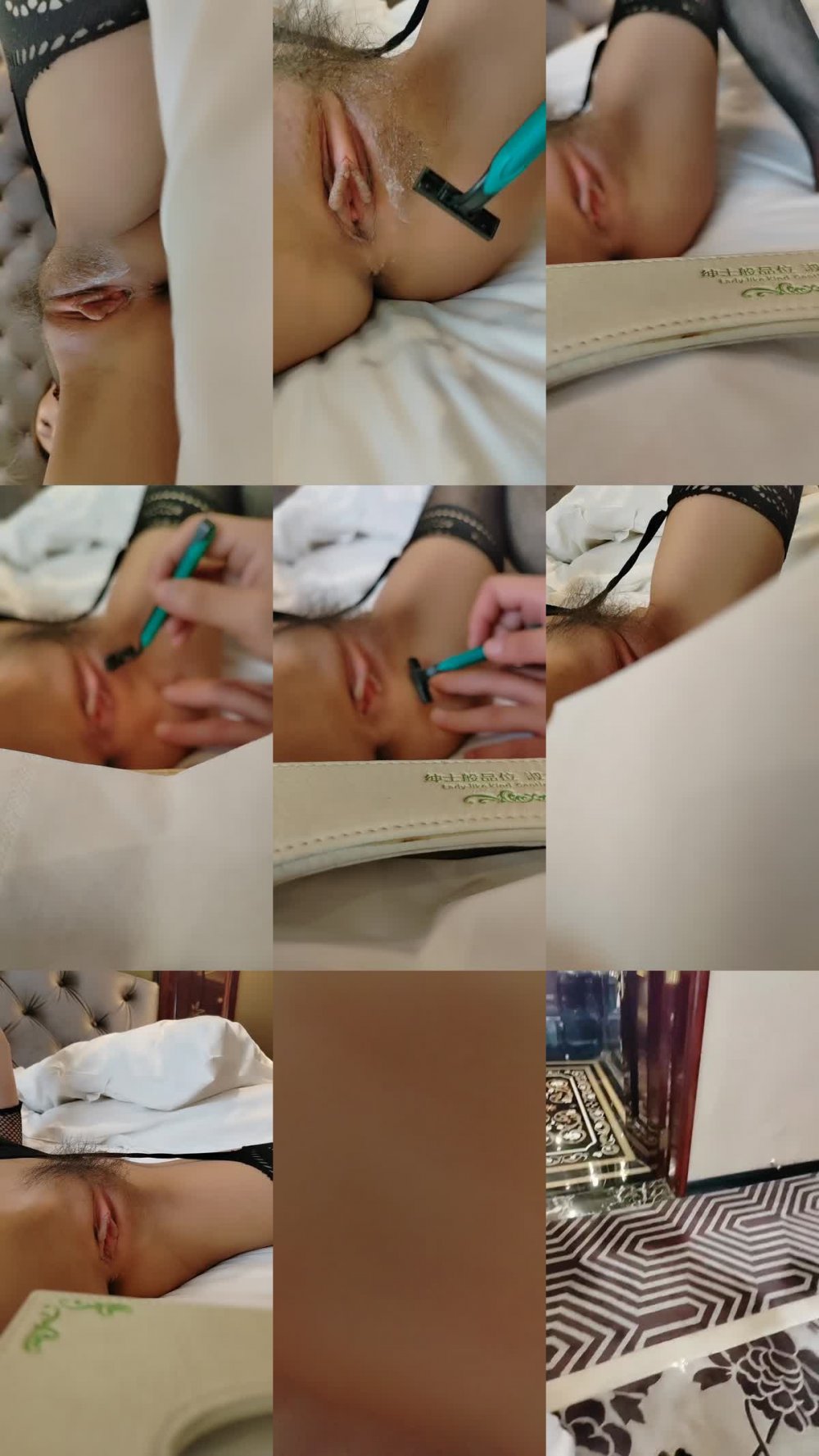 ZB20230329_011 黑絲露臉小少婦讓大哥在酒店揉奶玩逼，乖巧聽話讓大哥給修修逼毛，壓在身下爆草抽插，浪叫呻吟享受雞巴衝刺