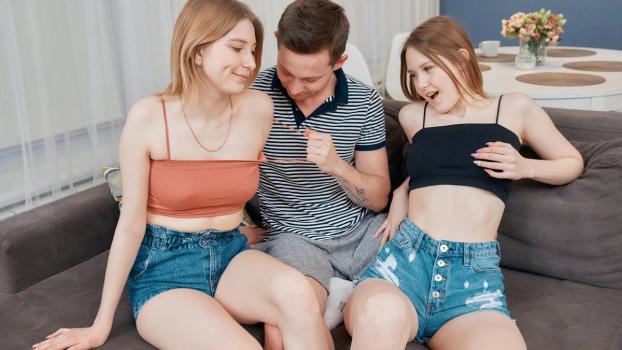 First BGG - Escaped Bride , Kami Yammy - Bisexual pussies on a hard dick