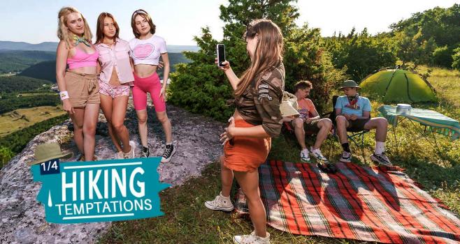 Club Seventeen - Nika Murr, Elise Moon, Milka , Una Fairy - Hiking Temptations 1/4