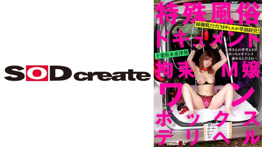 [107SDHS-038] 【特殊風俗ドキュメント】拘束M嬢ワンボックスデリヘル 椿りか