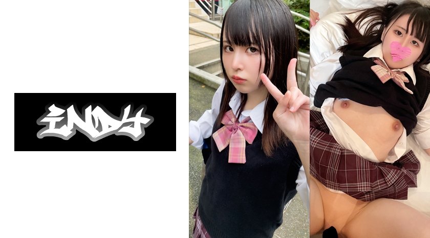 [534CRT-041] 18時間着用【個人撮影】スリルを楽しみたいお年頃の青紫パンツちゃん_前髪ぱっつん黒髪美小女の極小マ○コに中出し