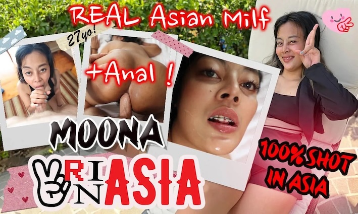 VRinAsia - SexLikeReal - Moona - 退屈なタイ人妻は初デートでアナルと顔射を求めていた 4096p