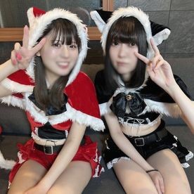 FC2-PPV-4594922 2024年年間1位3PのOLちゃんと制服卒業したてのあの子とクリスマスパーティ3P