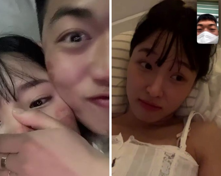 [KBJ] 최초 공개 방금 전 텔레 교환자료 유출 세번째 커플