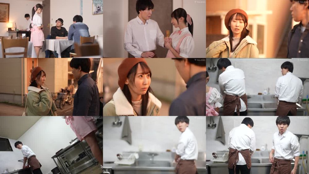 FNS-005 バイト中に彼氏を嫉妬させ仕事中にガン突きSEX 声も出せない状況に興奮して連続イキするド変態ウェイトレス 山下紗和