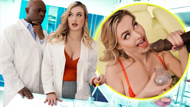BBC Paradise - Natalia Starr - Its for Research! MILF Scientist Milks BBC Lab Partner