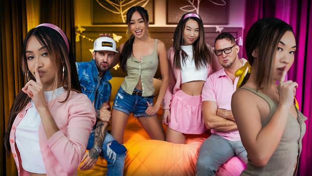 Daughter Swap - Kimmy Kimm , Jade Kimiko - Are You Sure Its Ok, Daddy an Asian Stepdaughter Swap Story