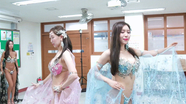 [KBJ] 쎄라퀸 비키니쇼_본무대 전 교실 안 리허설