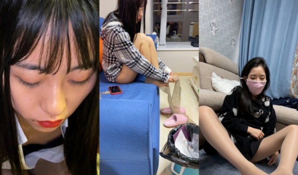 XB-6424 頂級美腿絲足女同事姐姐終於被征服